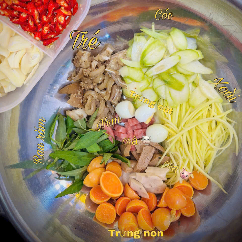 Tré Trộn Mix Trứng Non